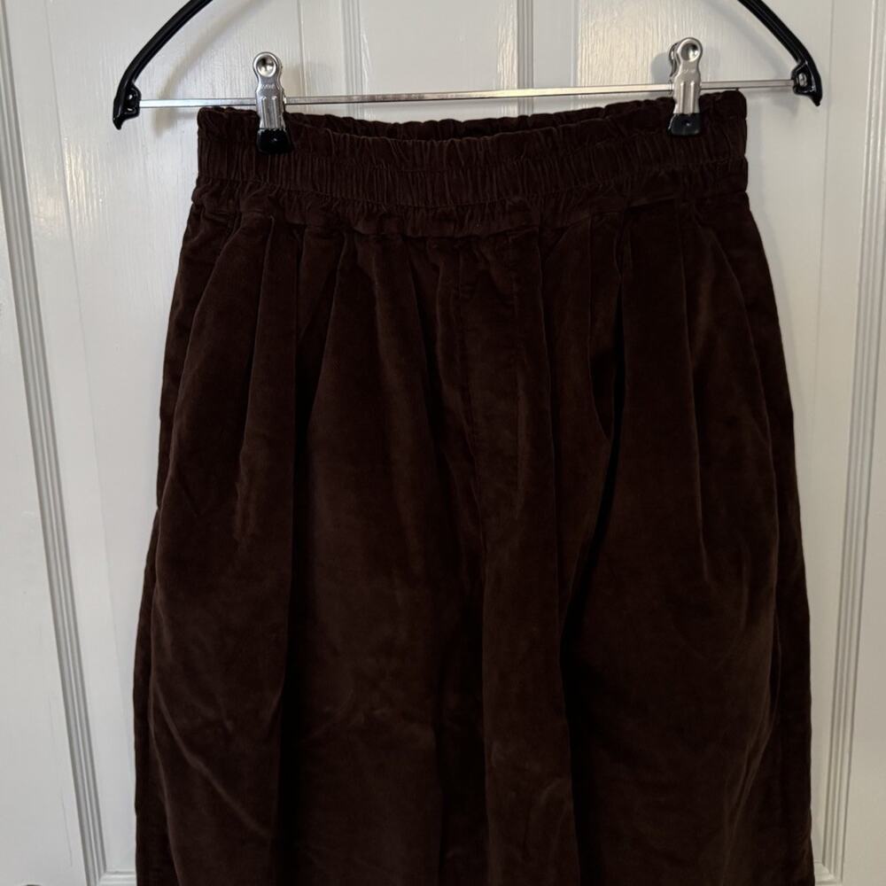 NWT Album Di Famiglia Velvet Bragoni Trousers Pants Coffee - S - Picture 8 of 14